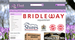 Desktop Screenshot of fleetequestrian.com